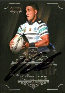 Signed 2016 CRONULLA SHARKS NRL Premiers Card VALENTINE HOLMES - Bild 1 von 3