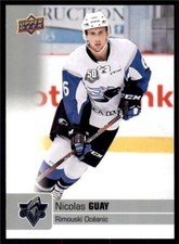 2019-20 UD CHL Base Set #299 Nicolas Guay - Rimouski Oceanic
