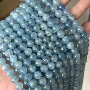 Cuentas gemas de calcita lemuria azul miel grado 7A naturales genuinas de 4-12 mm - Imagen 1 de 12