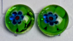 Pendientes de vidrio fundido hechos en EE. UU. con tachuelas de acero inoxidable E36 - Imagen 1 de 3