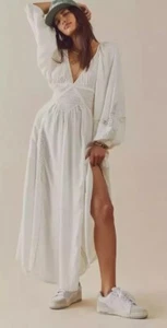 Free People Southwest Lace Maxi Dress XS - New With Defects - NWT Boho Festival - Picture 1 of 22