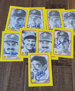 1989 TRIB ALBUQUERQUE DUKES DODGERS SIGNED AUTO CARD LOT OF 9 RARE ISSUE STROM + - Picture 1 of 1