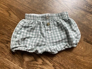 NIÑAS INFANTILES RYLEE + CRU VERDE Y BLANCO CUADROS PANTALONES CORTOS TALLA 12-18 MESES.- 018 - Imagen 1 de 4
