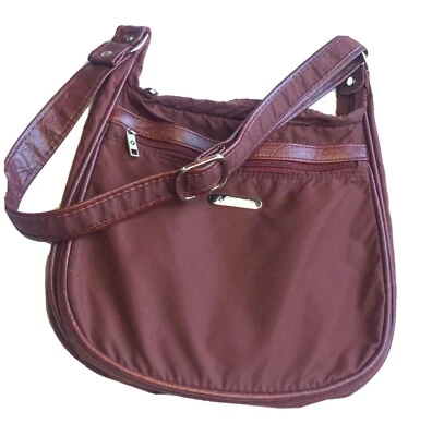 Vintage Samsonite Silhouette Burgundy Red Purse / CarryOn  /Bag /Tote HTF - Image 1 of 4