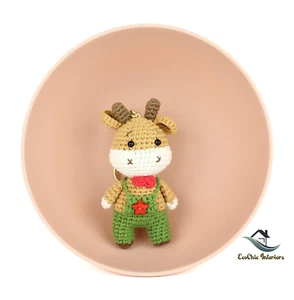 Ciondolo Borsa Amigurumi all'uncinetto Fatta a Mano/Portachiavi - Foto 1 di 3