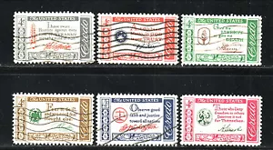 USA #1139-44 Used 1960-61 American Credos - Imagen 1 de 1