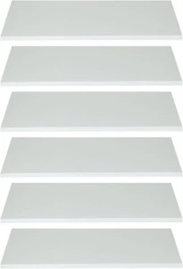 Einlegeböden 6er Set weiß - Garderobe - Ole - 52 x 1,5 x 33 cm - Bild 1 von 3