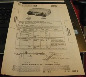 MOTOROLA AM AUTOMOBILE RECEIVER MODEL: CTM 3 (SAMS PHOTOFACT 255-9) - Bild 1 von 1