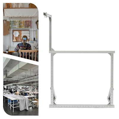 Rug Hooking Punch Needle Tufting Frame +Stand Adjustable Homemade Sturdy 80*67cm - Image 1 of 4