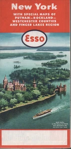 1957 Esso Road Map: New York NOS - Picture 1 of 1