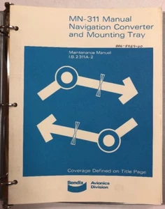 Bendix MN-311 Manual Navigation Converter Mounting Maintenance Manual Original - Picture 1 of 12