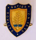 Napier New Zealand Bowling Club Badge Pin Rare Vintage (L16)