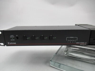 EXTRON SW4 HDMI LC 1930367-746 4x HDMI IN 1x HDMI OUT 1U Rack Mount - Image 1 of 4