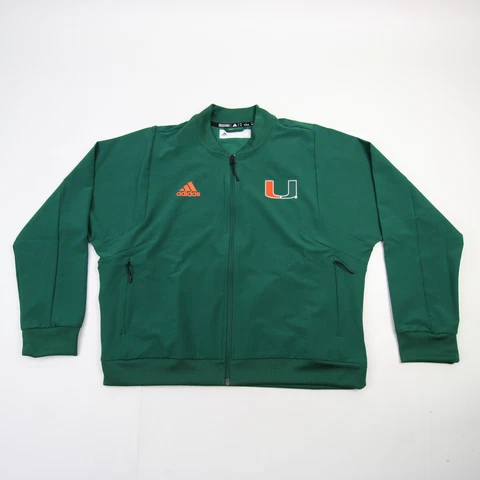 Miami Hurricanes adidas Primegreen Jacket Women's Green New Cover