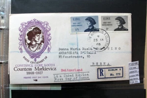 FDC EIRE IRELAND FOR EMBASSY ITALY BERNA 1968 (F122166) - Picture 1 of 1