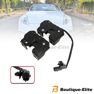 Fit NISSAN 370Z GTR INFINITI G37 Q60 Q40 G35 Pair Right & Left Hood Lock Latch Foto 1 de 4
