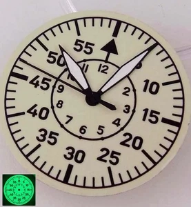 28.5mm Full Luminous Watch Dial + Hand Set for NH35/36 - Picture 1 of 5