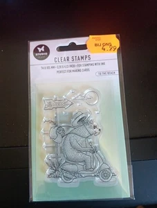 VENTA SELLO TRANSPARENTE PARA SCRAPBOOKING DISEÑADO POR LAURENS VAN GURP (CST10) PLAYA - Imagen 1 de 2