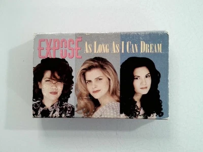 Arista Expose As Long As I Can Dream Cassette Single 1992 Pop Dance Music - Imagem 1 de 2