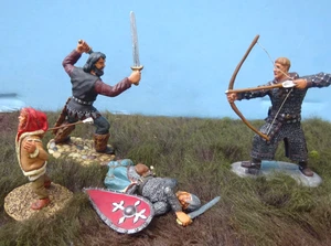 Conte collectables 54mm 1066 CCC8/VIK016/WAL027Viking&normans 4 figs 2004 MIBoop - Picture 1 of 5