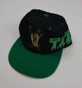 Sombrero bordado vintage 1993 Taz Tasmanian Devil Looney Tunes años 90 EE. UU. raro usado* - Imagen 1 de 8
