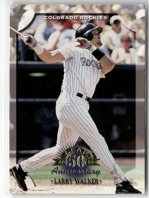 1998 LEAF #114 LARRY WALKER COLORADO ROCKIES - Image 1 of 2