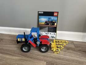 &bull;VERY COOL! Vintage LEGO Technic Set 8859 Tractor 100% Complete w/ Instructions&bull;