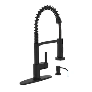 Black Kitchen Faucet Soap Dispenser, Faucet for Kitchen Sink, Kitchen Sink Fa... - Picture 1 of 12