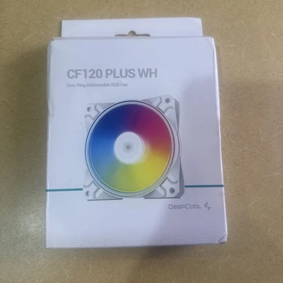 DeepCool CF120 Plus WH 3 x Duo - Ring Addressable RGB Fan - Image 1 of 4