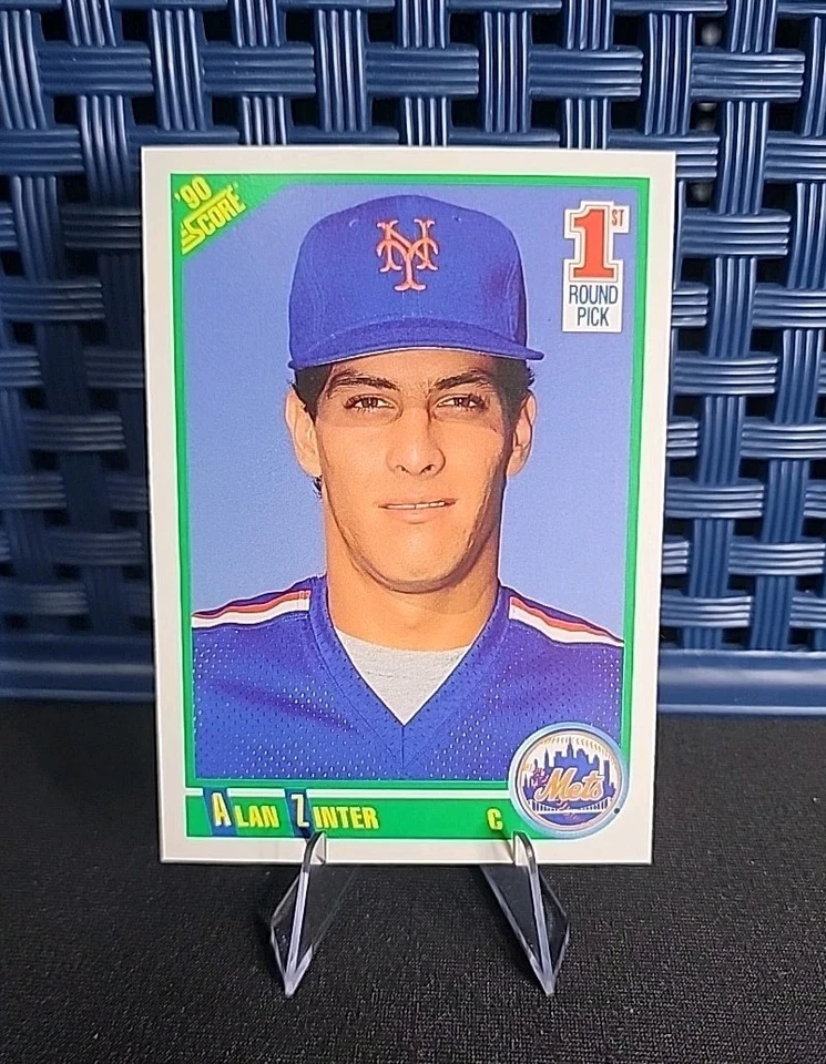 1990 Score - Alan Zinter #671 (RC) - New York Mets  - Image 1 of 2