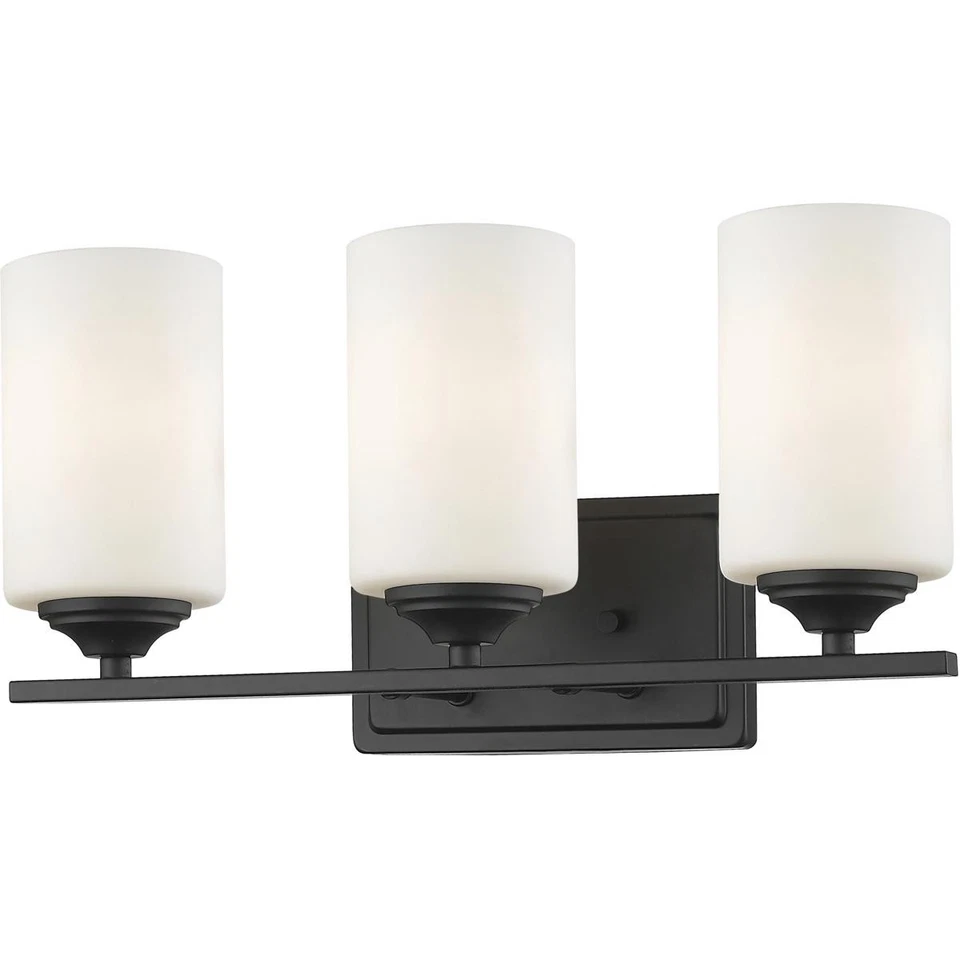 Z-Lite 435-3V-BRZ Bordeaux 3 Light 17.38 inch Bronze Vanity Wall Light - Image 1 of 1