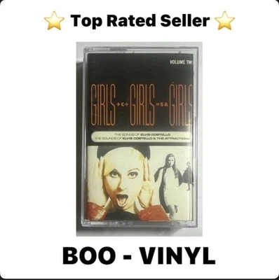 Elvis Costello Girls Girls Girls Vol 2 Best OF Cassette Tape EX / EX - Image 1 of 4