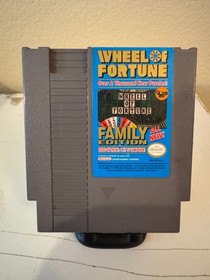 Wheel of Fortune Family Edition Nintendo NES Tested Working Authentic