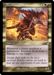 Mayhem Devil (Retro Frame) (FOIL) - Ravnica Remastered (RVR) NM MTG - Bild 1 von 1