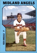 1985 Midland Angels TCMA #15 Ken Angulo West Covina California Ca Baseball Card