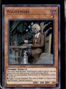 Yugioh Whitmare 1st Edition Duel Overlords Holo LP - Picture 1 of 2