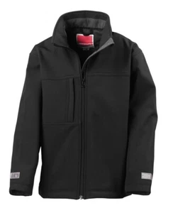 Result Niños Classic Chaqueta Softshell Impermeable Reflector YKK - R121J/Y NEW - Imagen 1 de 5