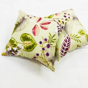 Juego de 2 fundas de almohada hechas a mano para decoración del hogar estampado exótico funda de cojín cuadrada 18x18 - Imagen 1 de 1