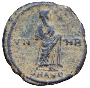 Ancient Roman coin Divus Constantine I AD 337. Follis Æ15, 1,95 gramm. #126