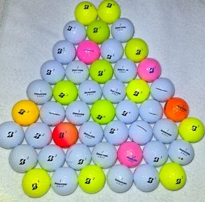48 Bridgestone E6, E12, TREO MIX Golf Balls AAAA / 4A - AAA / 3A FREE SHIPPING! - Picture 1 of 1