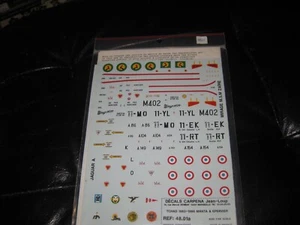 Tchad 1983-86 Manta & Epervier decal sheets by Decals Carpena J.L. kit in 1/48 - Picture 1 of 2