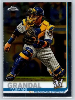 2019 Topps Chrome Update #17 Yasmani Grandal - Image 1 of 2