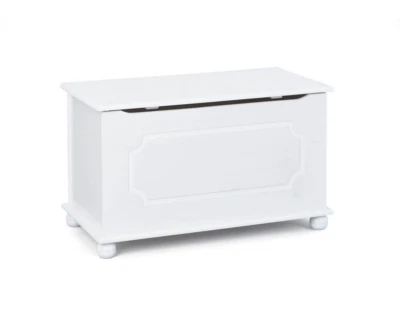 Massivholz Truhe EMEL Kiefer weiß 89 X 47 X 53 cm - Bild 1 von 4