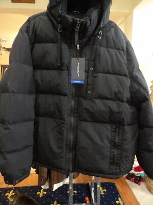 Chaqueta Abrigo Marc New York Para Hombre Azul Abajo Puffer Con Capucha Talla XXL NUEVA CON ETIQUETAS Foto 1 de 4