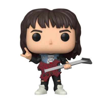Funko - Eddie Munson com guitarra pop! - Boneco de vinil Stranger Things #1250 - Imagem 1 de 2