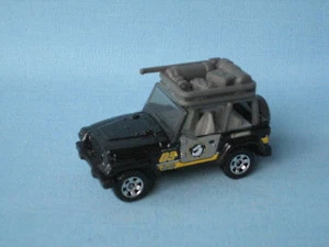Matchbox Jeep Wrangler 4x4 Black Body Toy Model Car 70mm Long UB - Picture 1 of 2