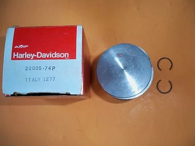 HARLEY AERMACCHI NOS  #22005-74P PISTON & RINGS 1974 - 1978 SX175  76 - 78 SS175 - Image 1 of 4