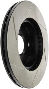 Stoptech 126.45034SL for Power Slot 89-93 Mazda Miata SportStop Slotted Front Le - Picture 1 of 11