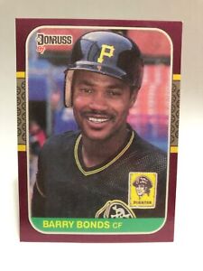 1987 Barry Bonds Donruss Opening Day Error Johnny Ray REPRINT #163  PGH Pirates