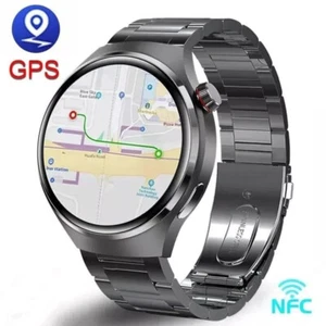 GT4 PRO Waterproof Smart Watch NFC GPS Tracker AMOLED Bluetooth Call Men Women - Zdjęcie 1 z 7